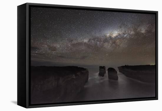 Milky Way Over Shipwreck Coast-Alex Cherney-Framed Premier Image Canvas