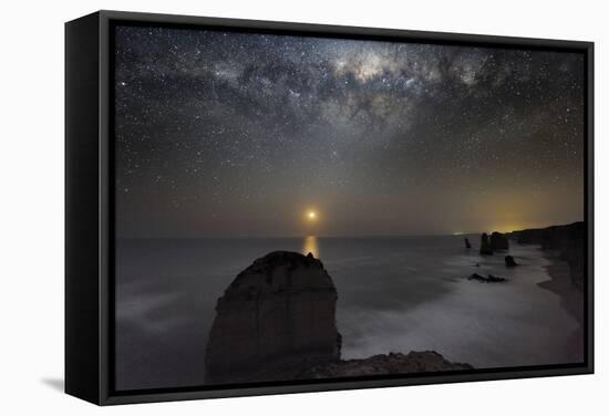 Milky Way Over Shipwreck Coast-Alex Cherney-Framed Premier Image Canvas