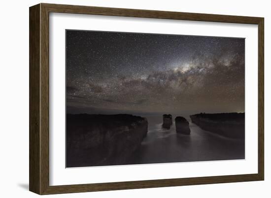 Milky Way Over Shipwreck Coast-Alex Cherney-Framed Photographic Print