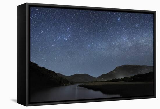 Milky Way Over Wilsons Promontory-Alex Cherney-Framed Premier Image Canvas