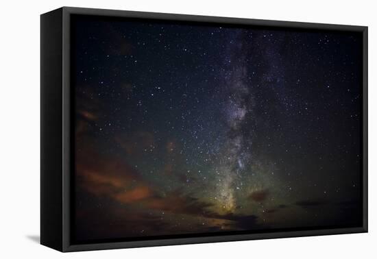 Milky Way, Stars at Night-Sheila Haddad-Framed Premier Image Canvas