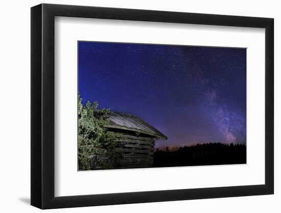 Milky Way with Stadel in the Foreground-Niki Haselwanter-Framed Photographic Print