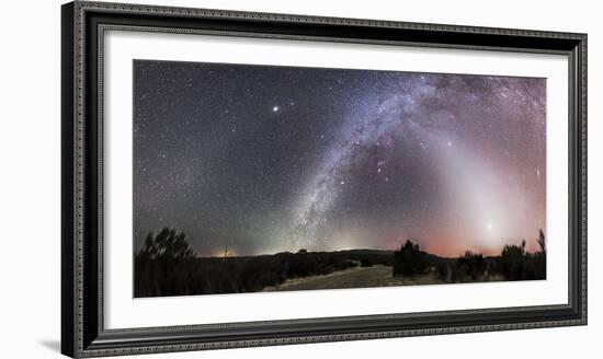 Milky Way, Zodiacal Light and Other Celestial Objects, Gila National Wilderness, New Mexico-Stocktrek Images-Framed Photographic Print