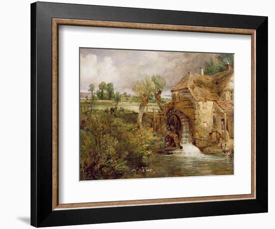 Mill at Gillingham, Dorset, 1825-26-John Constable-Framed Giclee Print