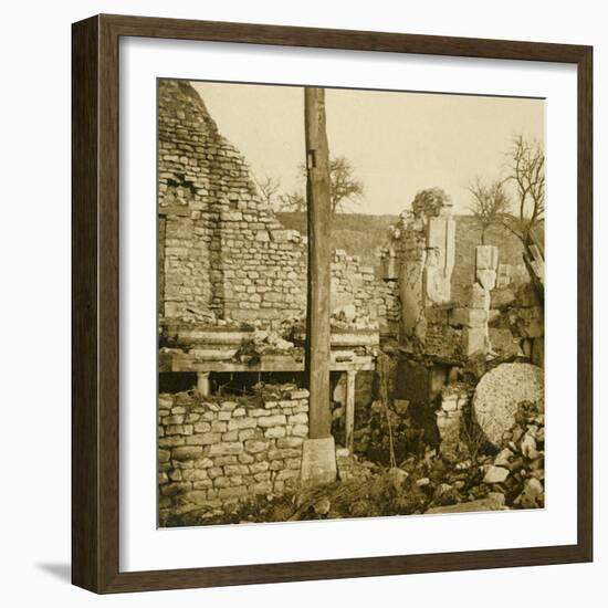 Mill at Les Éparges, northern France, c1914-c1918-Unknown-Framed Photographic Print