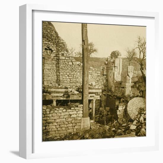 Mill at Les Éparges, northern France, c1914-c1918-Unknown-Framed Photographic Print