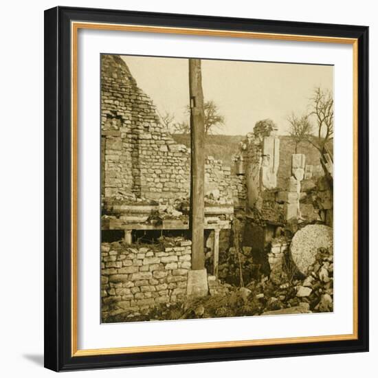 Mill at Les Éparges, northern France, c1914-c1918-Unknown-Framed Photographic Print