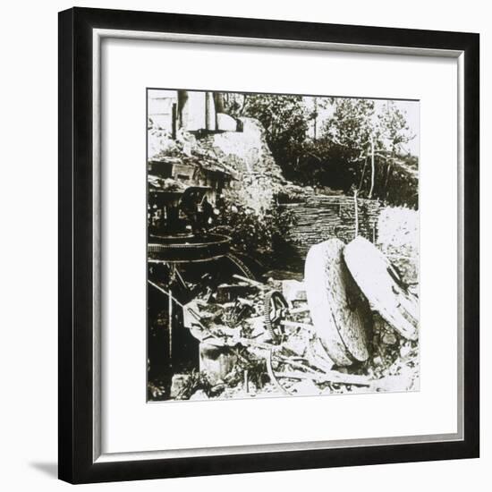 Mill at Woëvre, France, c1914-c1918-Unknown-Framed Photographic Print