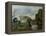 Mill by the River Stour, c.1820-John Constable-Framed Premier Image Canvas