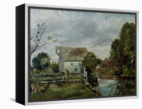 Mill by the River Stour, c.1820-John Constable-Framed Premier Image Canvas