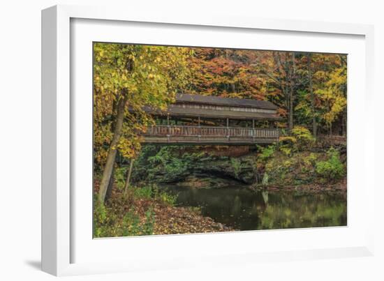 Mill Creek Covered Bridge 2-Galloimages Online-Framed Photographic Print