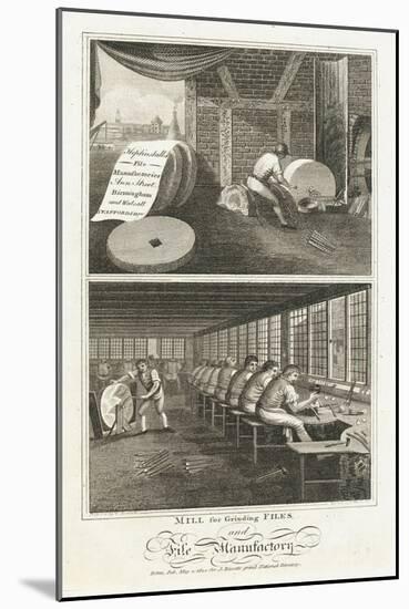 Mill for Grinding Files and File Manufactory-null-Mounted Giclee Print