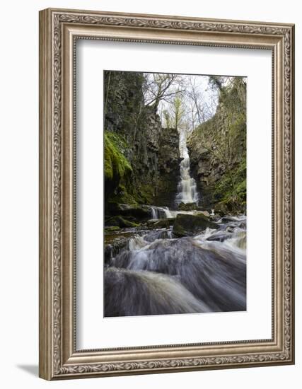 Mill Gill Force Waterfall, Askrigg, Wensleydale, North Yorkshire, Yorkshire-Mark Mawson-Framed Photographic Print