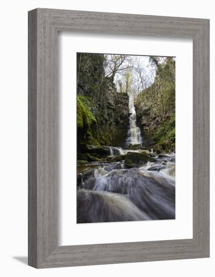 Mill Gill Force Waterfall, Askrigg, Wensleydale, North Yorkshire, Yorkshire-Mark Mawson-Framed Photographic Print