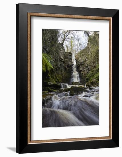 Mill Gill Force Waterfall, Askrigg, Wensleydale, North Yorkshire, Yorkshire-Mark Mawson-Framed Photographic Print