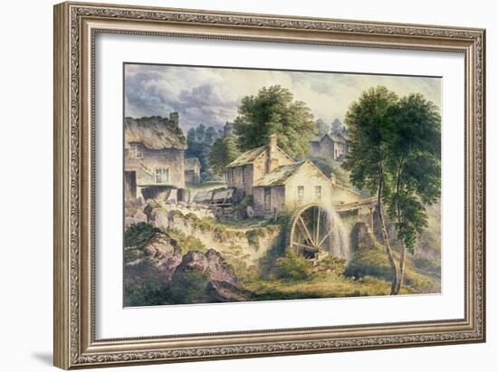 Mill in Bonsall Dale, Derbyshire-John Glover-Framed Giclee Print