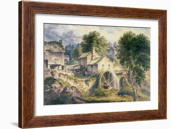 Mill in Bonsall Dale, Derbyshire-John Glover-Framed Giclee Print