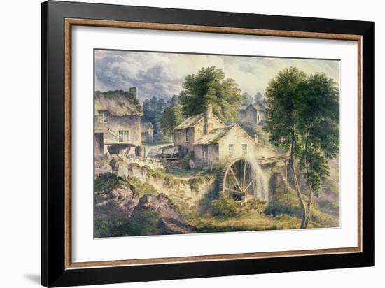 Mill in Bonsall Dale, Derbyshire-John Glover-Framed Giclee Print