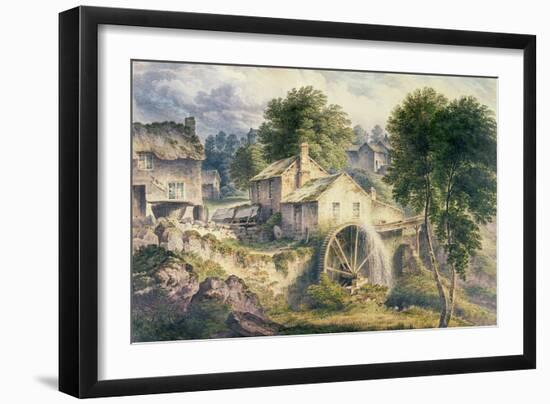 Mill in Bonsall Dale, Derbyshire-John Glover-Framed Giclee Print