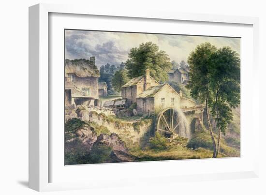 Mill in Bonsall Dale, Derbyshire-John Glover-Framed Giclee Print