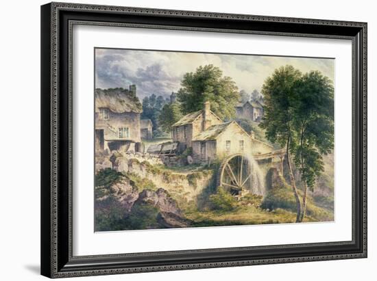 Mill in Bonsall Dale, Derbyshire-John Glover-Framed Giclee Print