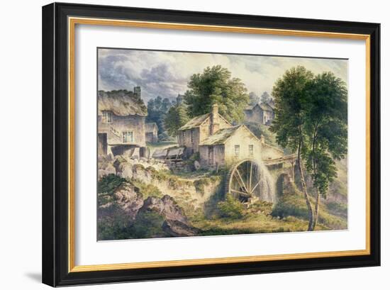 Mill in Bonsall Dale, Derbyshire-John Glover-Framed Giclee Print