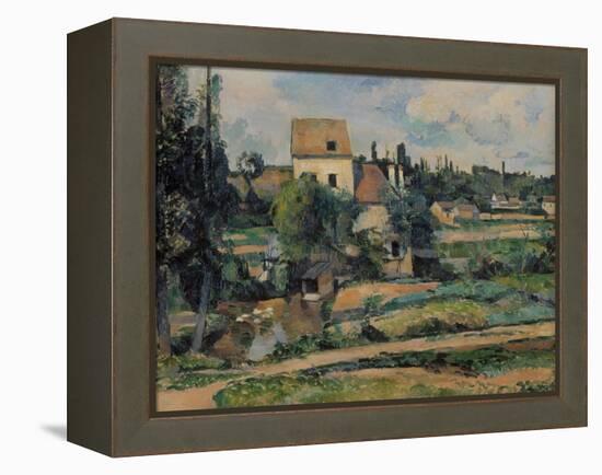 Mill on the Couleuvre at Pontoise, 1881-Paul C?zanne-Framed Premier Image Canvas