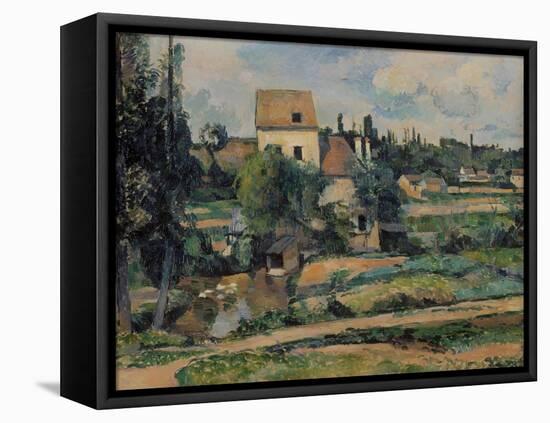 Mill on the Couleuvre at Pontoise, 1881-Paul C?zanne-Framed Premier Image Canvas