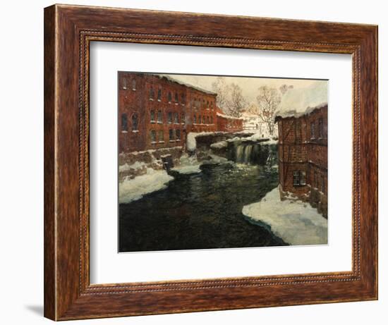 Mill Scene, C.1885-90-Fritz Thaulow-Framed Giclee Print