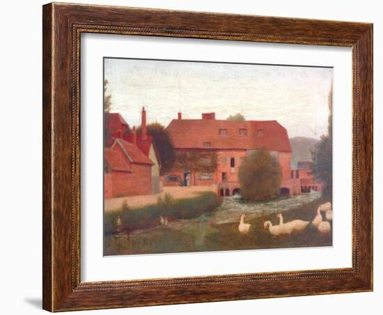 Mill Stream, 1876-Frederick Hamilton Jackson-Framed Giclee Print