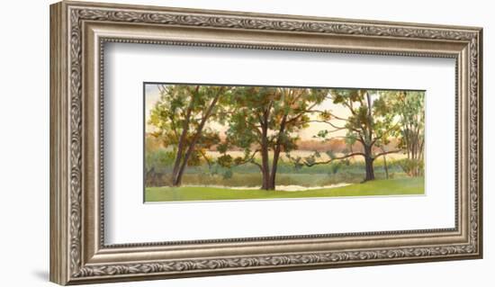 Mill Stream Willows-Elissa Gore-Framed Art Print