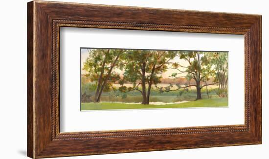 Mill Stream Willows-Elissa Gore-Framed Art Print