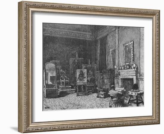 'Millais's Studio', 1890-Unknown-Framed Giclee Print