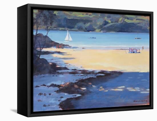 Millbay, Salcombe, 1998-Jennifer Wright-Framed Premier Image Canvas