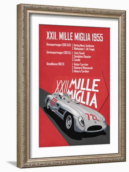 Mille Miglia XXII-Mark Rogan-Framed Art Print