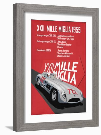 Mille Miglia XXII-Mark Rogan-Framed Art Print