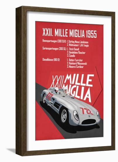 Mille Miglia XXII-Mark Rogan-Framed Art Print