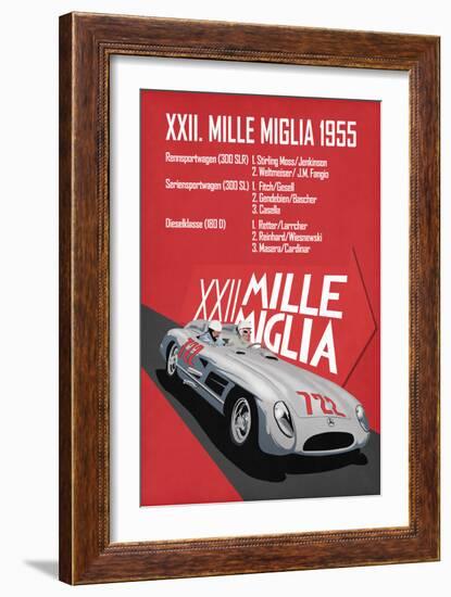 Mille Miglia XXII-Mark Rogan-Framed Art Print