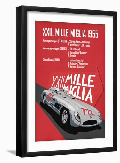 Mille Miglia XXII-Mark Rogan-Framed Art Print