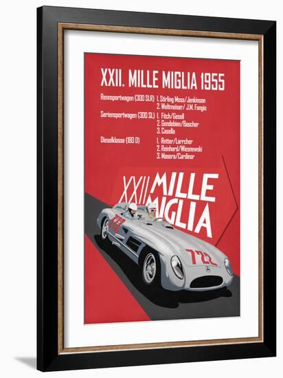 Mille Miglia XXII-Mark Rogan-Framed Art Print