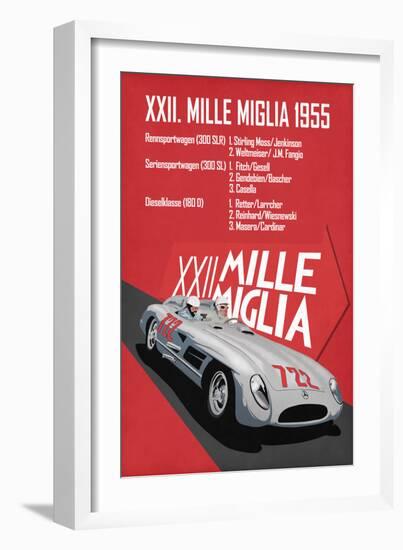 Mille Miglia XXII-Mark Rogan-Framed Art Print