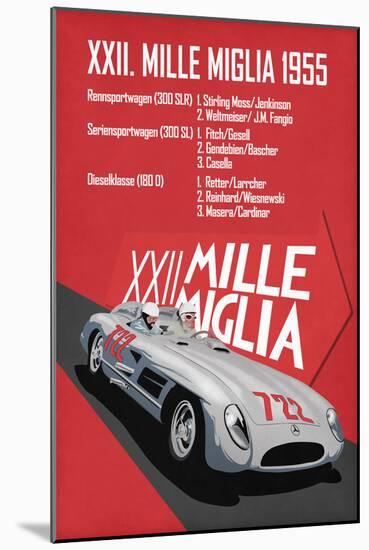 Mille Miglia XXII-Mark Rogan-Mounted Art Print