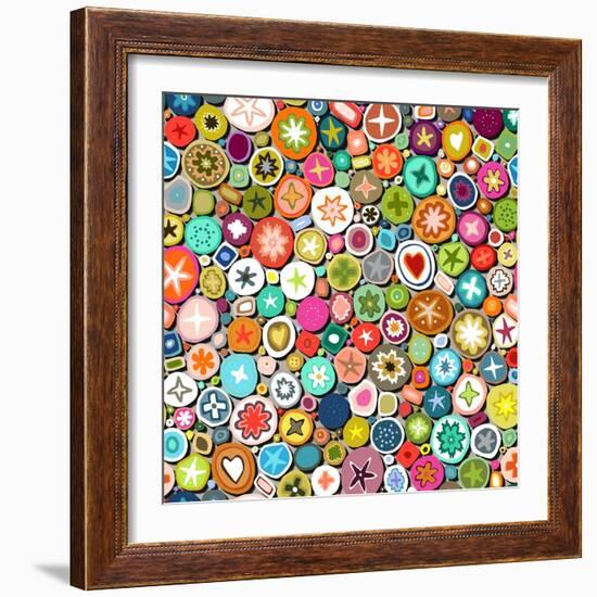 Millefiori-Sharon Turner-Framed Art Print