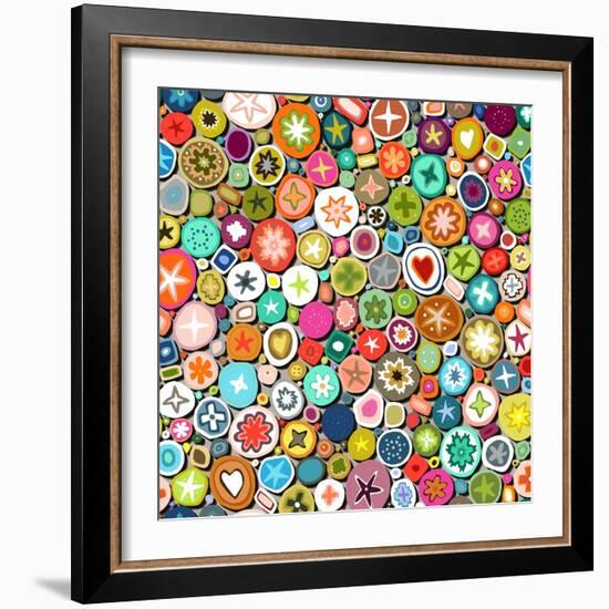 Millefiori-Sharon Turner-Framed Art Print