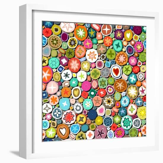 Millefiori-Sharon Turner-Framed Art Print