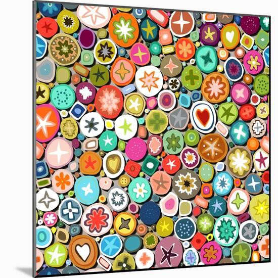 Millefiori-Sharon Turner-Mounted Art Print