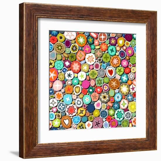 Millefiori-Sharon Turner-Framed Art Print