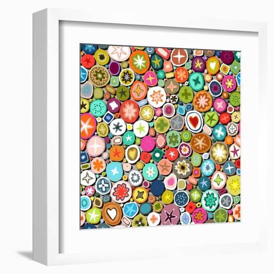 Millefiori-Sharon Turner-Framed Art Print