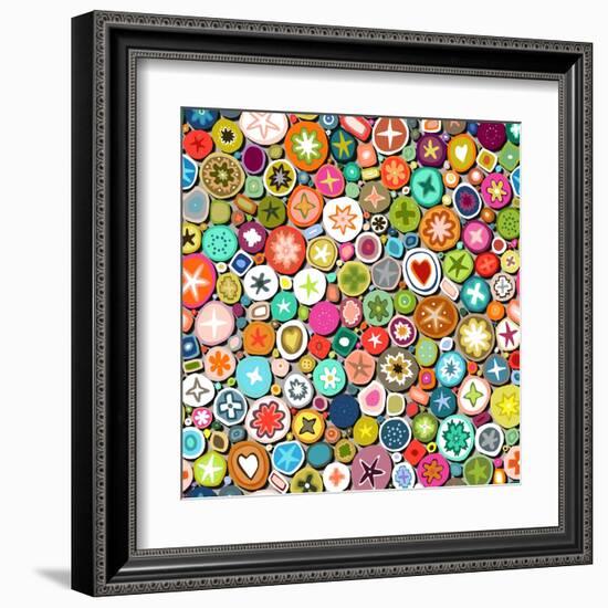 Millefiori-Sharon Turner-Framed Art Print