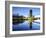 Millennium Bridge and Lowry Centre at Dawn, Salford Quays, Manchester, Greater Manchester, England-Chris Hepburn-Framed Photographic Print